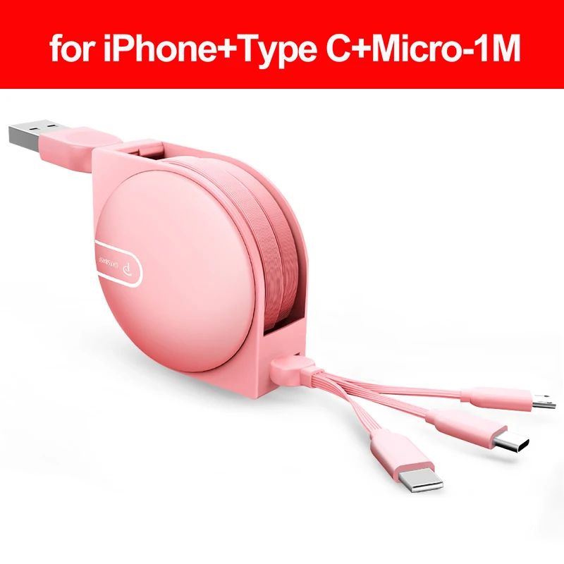 PADCOVER Usb кабель для iPhone кабель 8 7 6 Plus 6s 5 5S Se X iPad air 2 мини кабели быстрой зарядки мобильного провод для зарядного устройства данных - Цвет: Pink