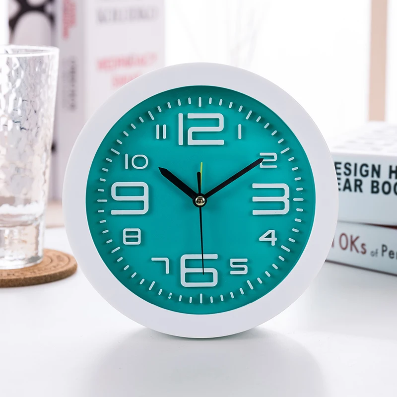 

Alarm clock Creative personality student bedside bedroom clock children's desk clocks mute watch cute cartoon simple alarm clock