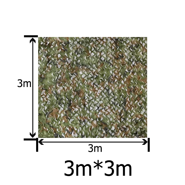 2X3 м до 5X10 м наружная походная Военная камуфляжная сетка лесная армейская камуфляжная сетка для кемпинга Солнцезащитная палатка тент Солнцезащитная палатка - Color: Jungle 3mx3m