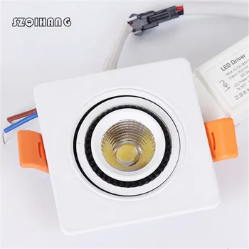 

Free Shipping 15W/10W/7W COB Hight light LED Downlight IP65 Waterproof Bathroom Dimmable LED Ceiling Spot Light