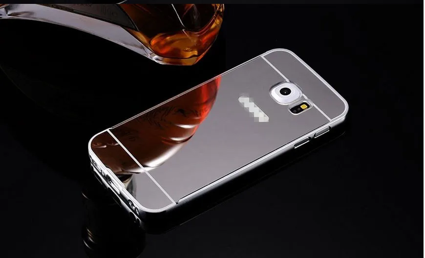 Wholesale! 100PCSLOT Luxury Metal Bumper  Electroplate Mirror Plate Case For Samsung S7S7 EdgeA5100A7100Note5 Free Shipping (2)