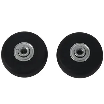 

Black rubber, metal luggage repair parts tires diameter 50mm
