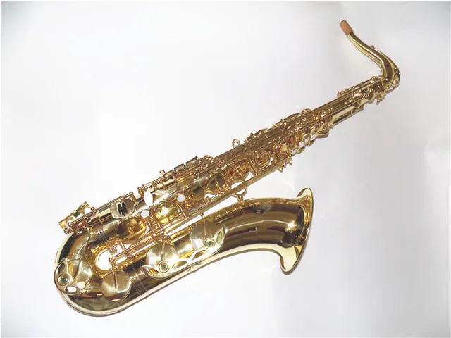 Best price at $517 Cheap Professional Bb Tenor saxophone Brass Body Lacquer Finish with ABS case Shipping time 8-13 days Musical instruments