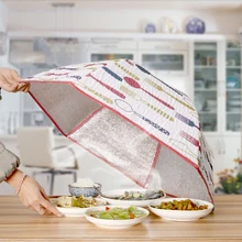 High Quality Folding Lid Cover Keep Foods Warm Vegetable Cover Container Aluminum Foil Dishes Heat-Insulation Kitchen Gadgets