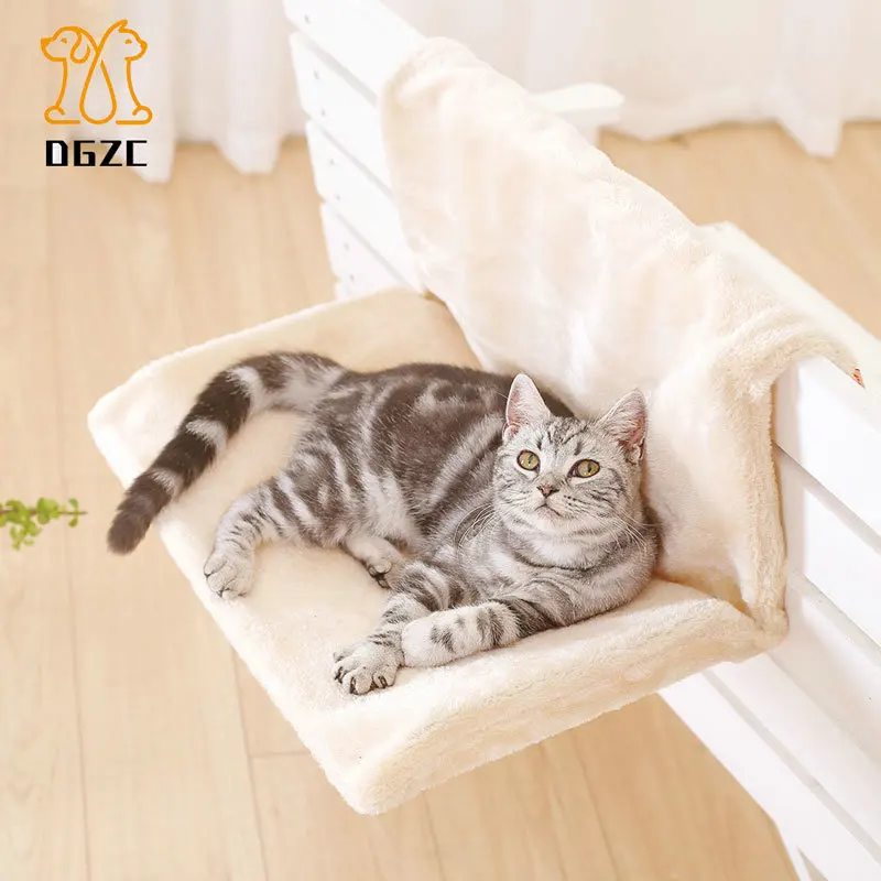 Cat Fleece Radiator Bed Hanging Hammock Sleeping Bed Radiator Cradle
