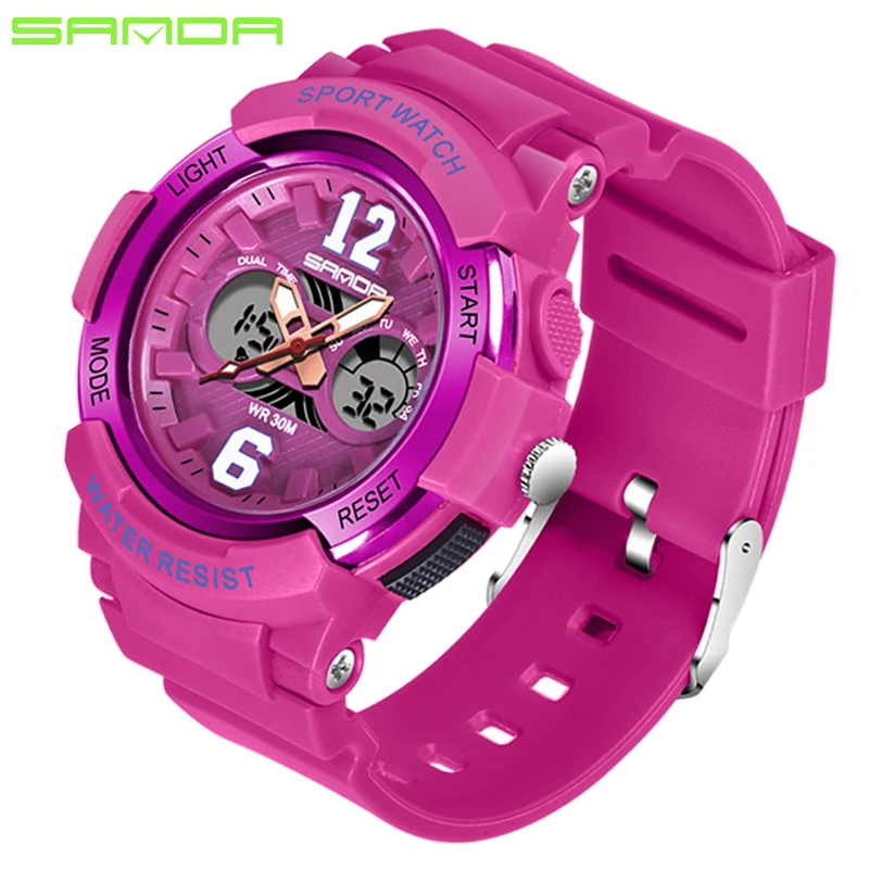 Aliexpress.com : Buy SANDA Girls Watches Kids Electronic Digital ...