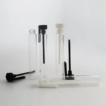 

1000 x 3ml Mini Perfume Sample Vial Glass Test Bottle with PE Stopper Small Glass Perfume Cute Transparent Bottle with Long Tip
