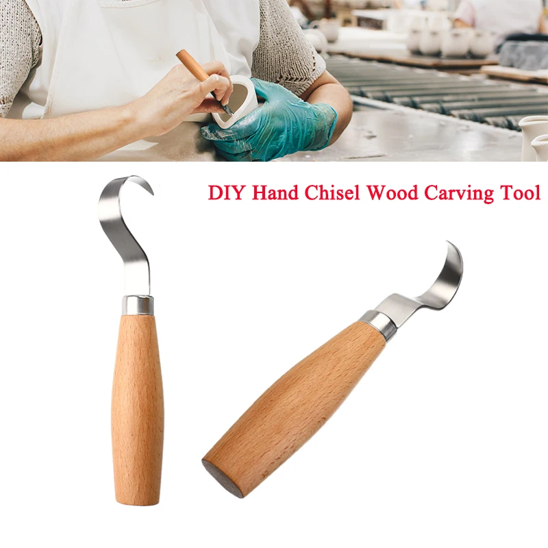 

Woodcarving Cutter Set DIY Hand Chisel Wood Carving Tools Chip Knives Woodworking Hand Tools Spoon Carving Knife Woodcut