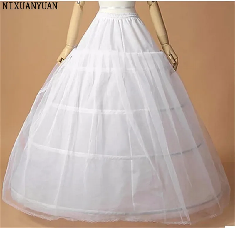 NIXUANYUAN оптовая продажа 4 кольца большой Нижняя юбка для бальное платье свадебное нижнее бельё девочек кринолин 2019