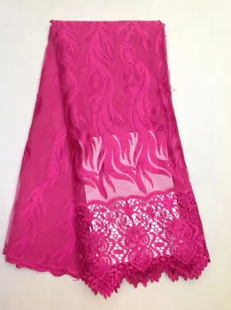 

(5yards/lot) latest african net lace fabric with sequins, good quality Tulle French Lace fabric with Wedding Dress JL50
