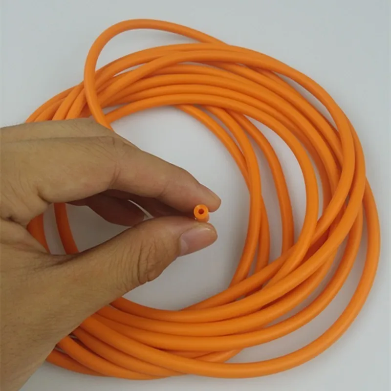 

Natural Latex Slingshots Rubber Tube 0.5/1/2/3/4/5M for Hunting Shooting 2mmX5mm Diameter High Elastic Tubing Band Accessories