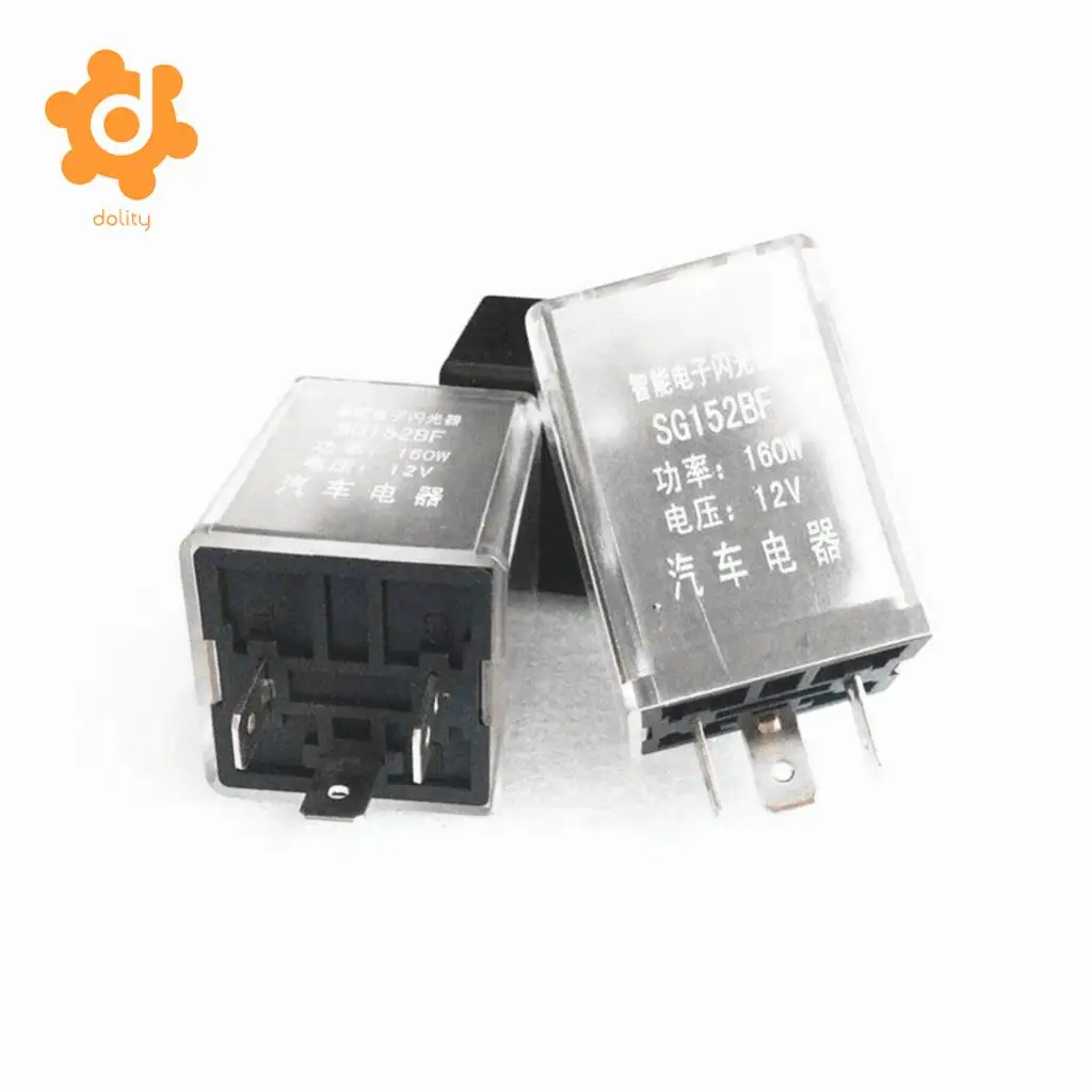 Baoblaze Car 12V 160W 3Pin Turn Signal Blink Light Electronic Flasher Relay W/ Buzzer