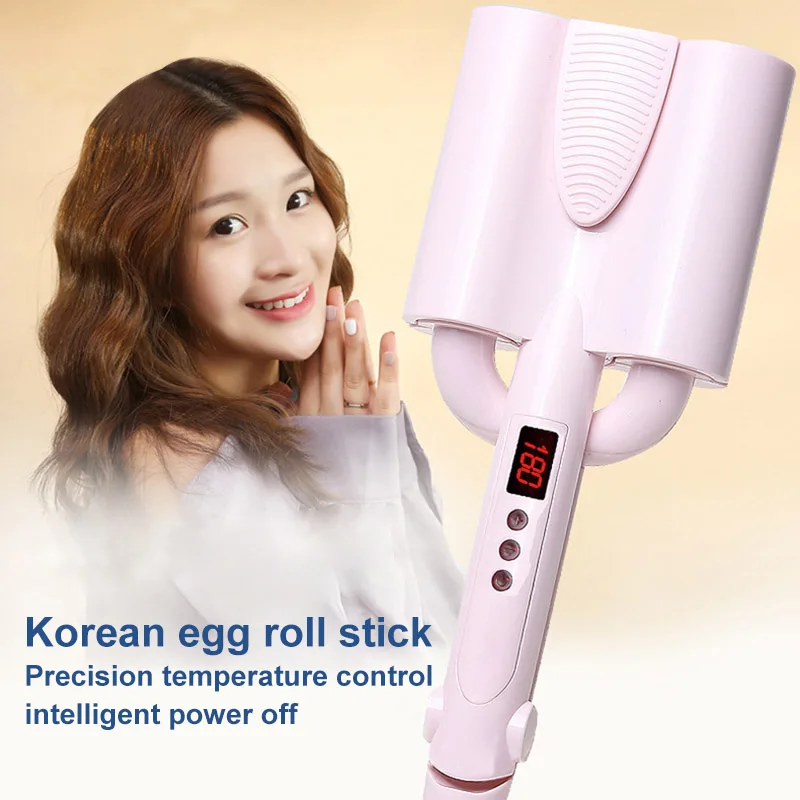 

2019 Hair Curler Ceramic Coating Curling Iron Roller Wand Salon Styling Beauty Tools
