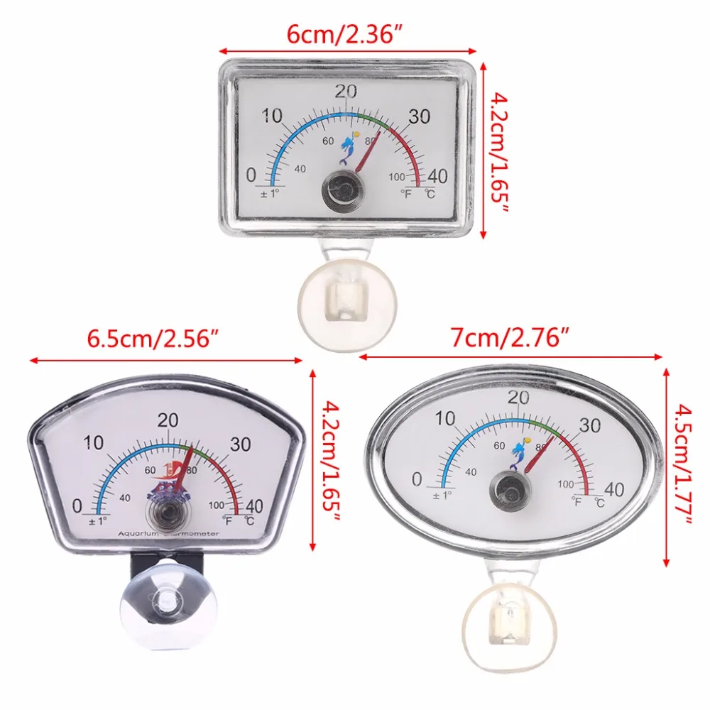 Аквариумный термометр, указатель, датчик температуры аквариума, погружной датчик на присоске