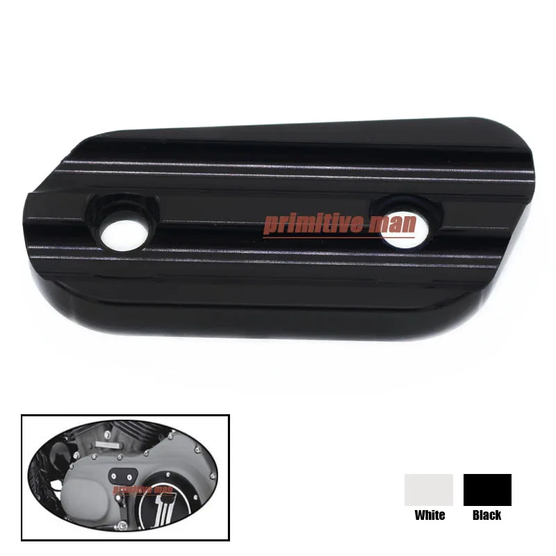 For Harley Sportster XL883 XL1200 2004 2012 CNC Aluminum Inspection Cover Blackinspection cover