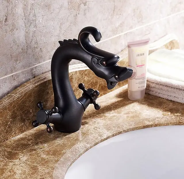 US $94.04 5% OFF|Kreatives Design Drachen Form armaturen bad dual griff hähne mischer bad waschbecken wasserhahn hohe qualität in Kreatives Design ... US $94.04 5% OFF|Kreatives Design Drachen Form armaturen bad dual griff hähne mischer bad waschbecken wasserhahn hohe qualität in Kreatives Design ...
