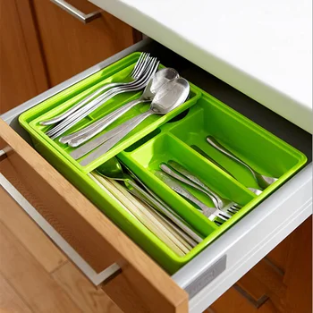 

Hot Sale Double Layer ABS Storage Holder Creative Kitchen Accessories Tableware Oraganizer Spoon Storage Holder Free Shipping