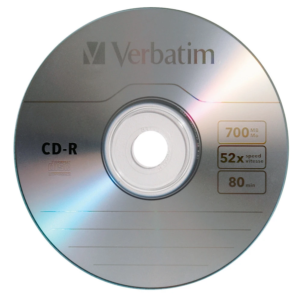 DVD диски Verbatim 50 шт/партия флэш 700 Мб 80 минут 52X фирменные записываемые медиа 50PK