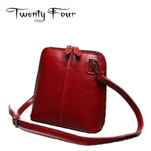 Veinticuatro de Lujo de Diseño Genuino Femenino de Cuero bolsa de Hombro Estilo Casual Bolsas de Conchas Con Solid Bolsos De Señora Mochila