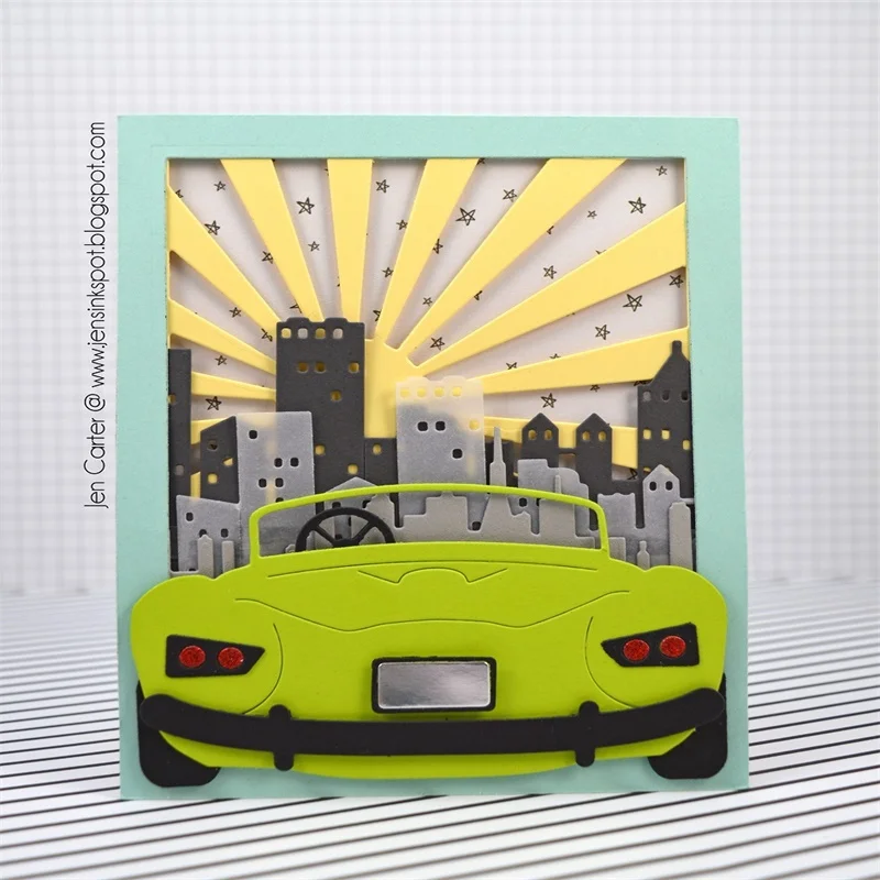 

Convertible Car Metal Cutting Dies Stencils for DIY Scrapbooking Decorative Crafts Supplies Embossing Paper Cards New 2018 Die