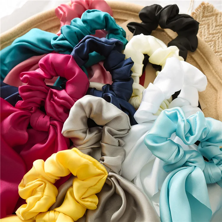 Cabelo Scrunchies Rabo de Cavalo Titular Lenço