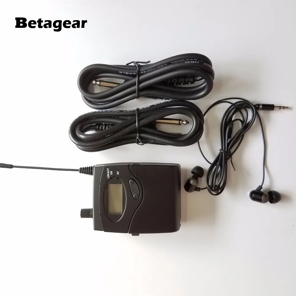 Betagear 300iemg2 G2 беспроводной-in-ear-монитор-1 передатчик 2 поясной приемник уха мониторинга цифровой беспроводной системы