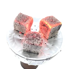 24 шт. Премиум натуральный кокосовый скорлуп кубики уголь для кальяна Кальян кальян хича наргиле аксессуары 22*22*22 мм