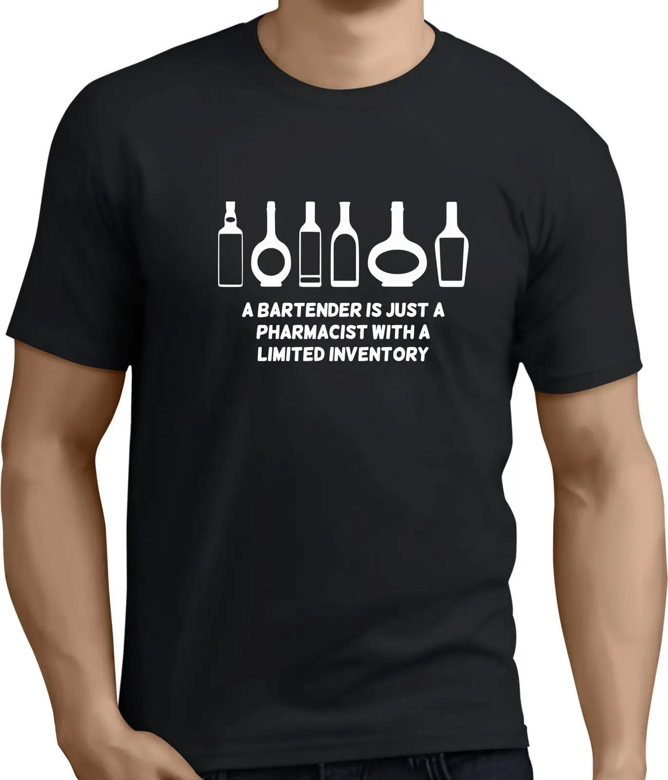 A BARTENDER... забавная Мужская Женская T-Shirts.Gift футболка с принтом! RT635 Новые футболки