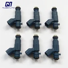 NIUBEAUTO 6 шт./лот топливный инжектор 0280156300 92068193 для Chevrolet Malibu Equinox специальные коврики Holden Captiva Commodore Cadillac Pontiac