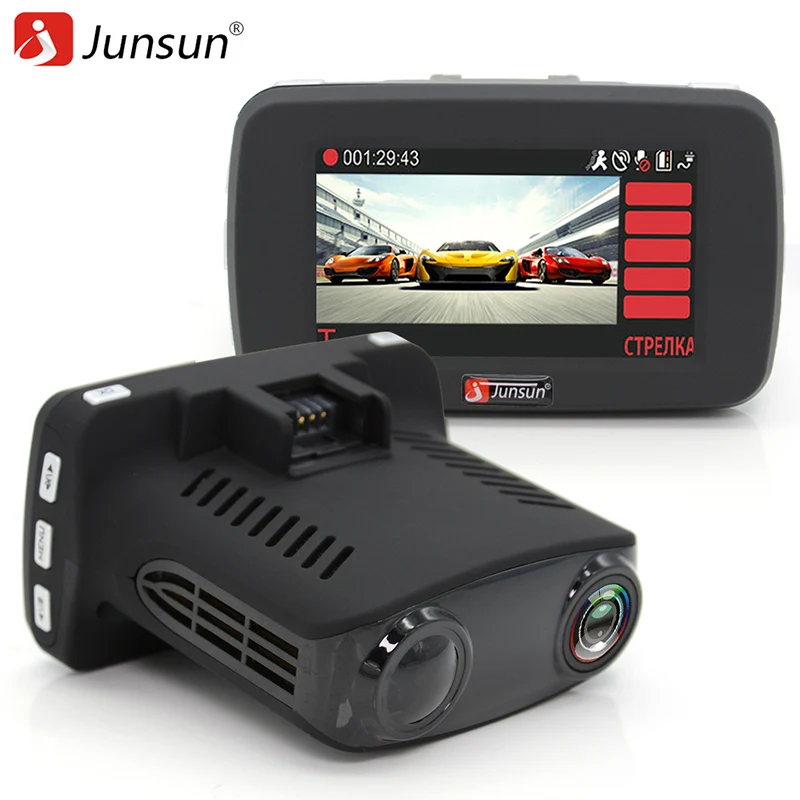 Junsun Ambarella A7 Автомобильный видеорегистратор GPS FHD 1080P Автоматический регистратор