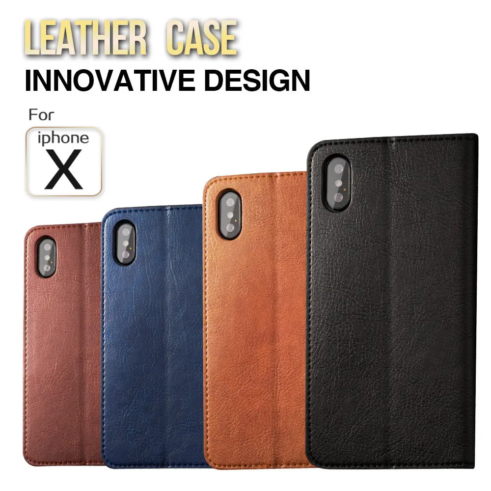 

For iPhone 7 case Luxury Flip Leather Case For iPhone X 8 Plus 7 plus 6 6S Plus Cover For Samsung Galaxy S8 Stand Cases Car