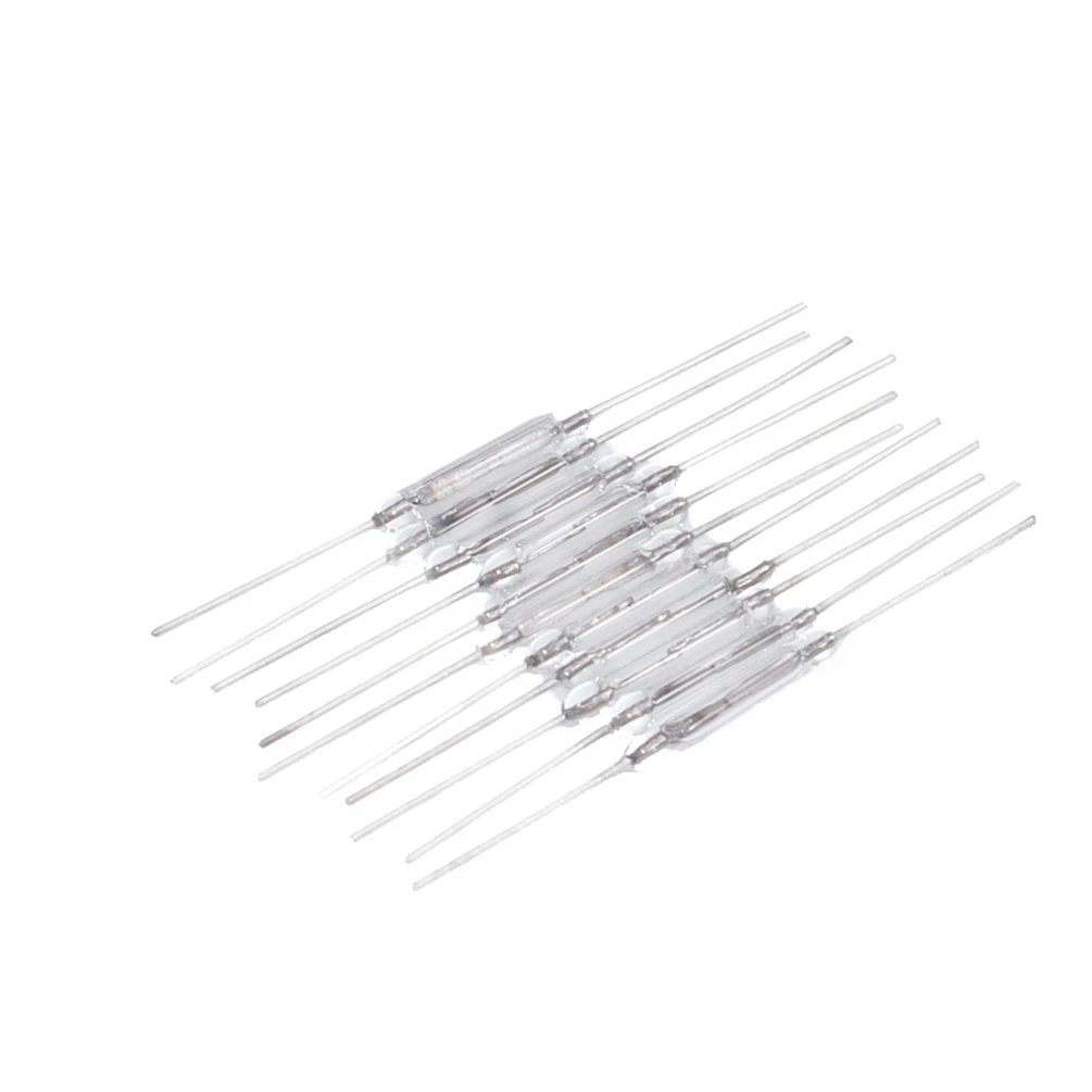 

100pcs/lot Y213 Dry Reed Pipe Magnetic Control Switch 2*14 mm Normally Open Magnetic Induction Switch