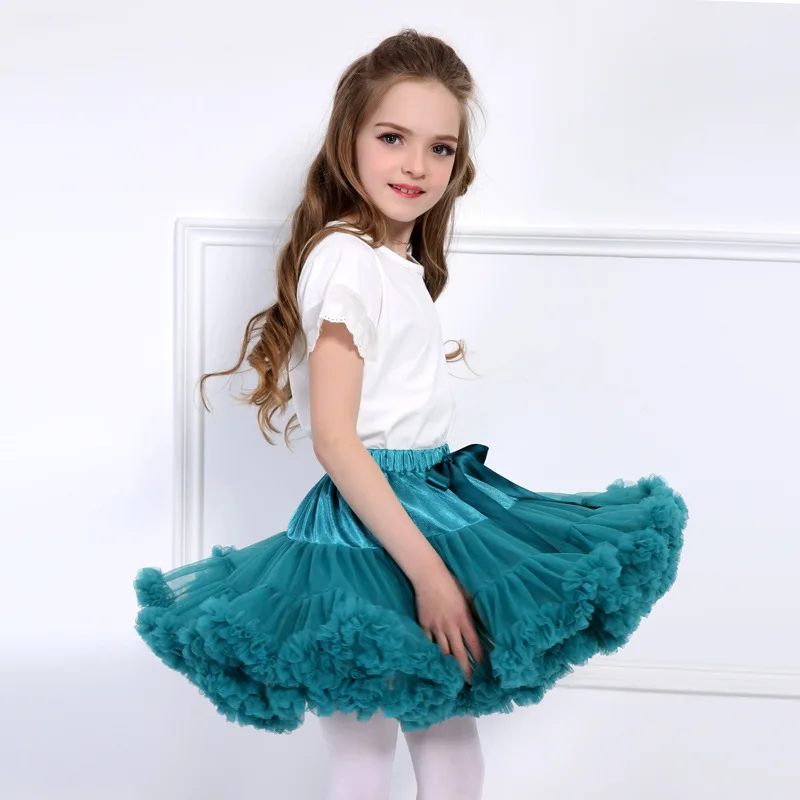 

Baby Girls Tutu Skirt Fluffy Children Ballet Kids Pettiskirt Baby Girl Skirts Princess Tulle Party Dance Skirts For Girls