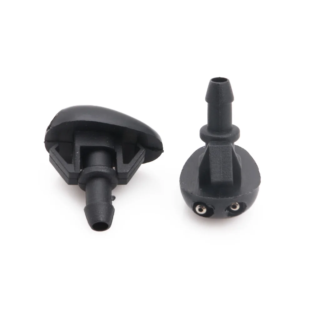 

2019 New 2 Pcs Vehicle Car Windshield Washer Sprayer Nozzle Dual Holes For Nissan Auto Accessories
