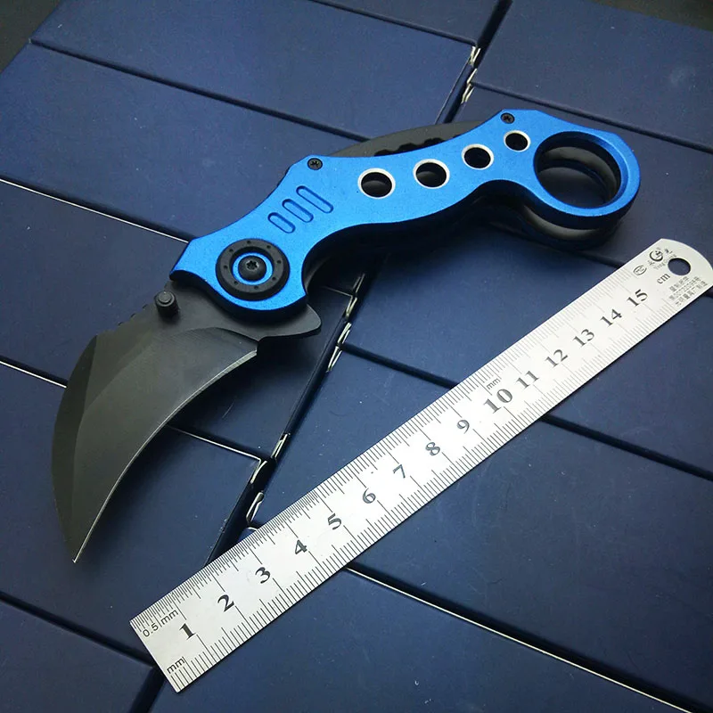 Лучший Karambit инструмент складной нож лиса коготь Тактический нож выживания Открытый кемпинг охотничьи ножи Орел лезвия точилка подарок для челове...