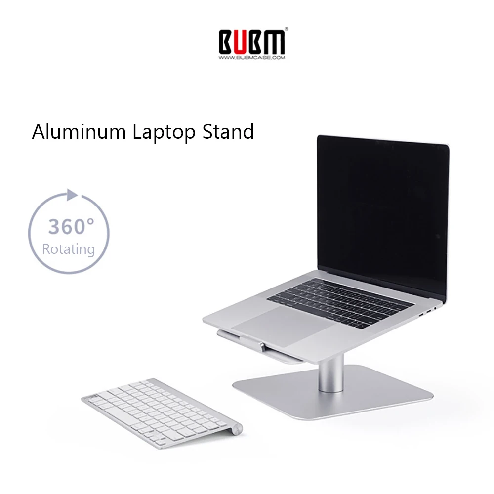 

DNZJ-01 Laptop Stand Holder 360 Degrees Rotating Desktop Holder Portable Notebook PC Computer Stand for MacBook Pro/Air Laptops