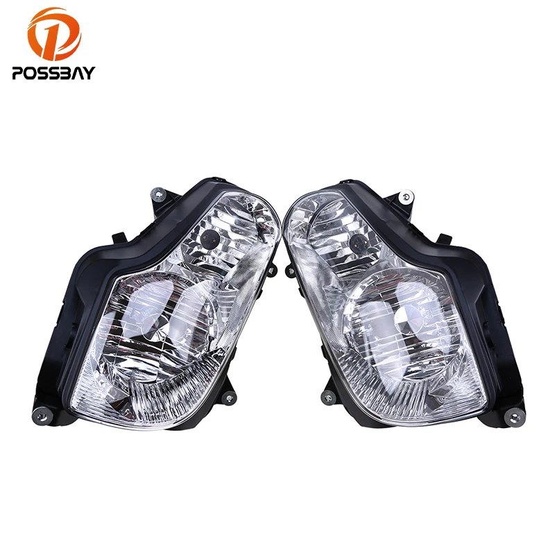 POSSBAY Motorcycle Headlight Housing Assembly Motocicleta Cafe Racer