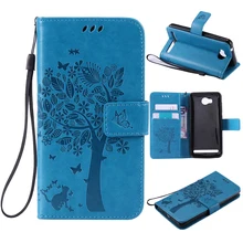 

For coque Huawei Y3 II Y3 2 case For Fundas Huawei Y3 II Tree Cat Pattern Wallet Magnet Flip Cover Leather Case stand