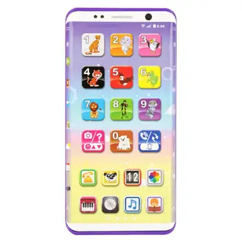 

Early Educational Toys Kids Smart Moble Phone with USB Port Touch Screen English Learning Vocal toy