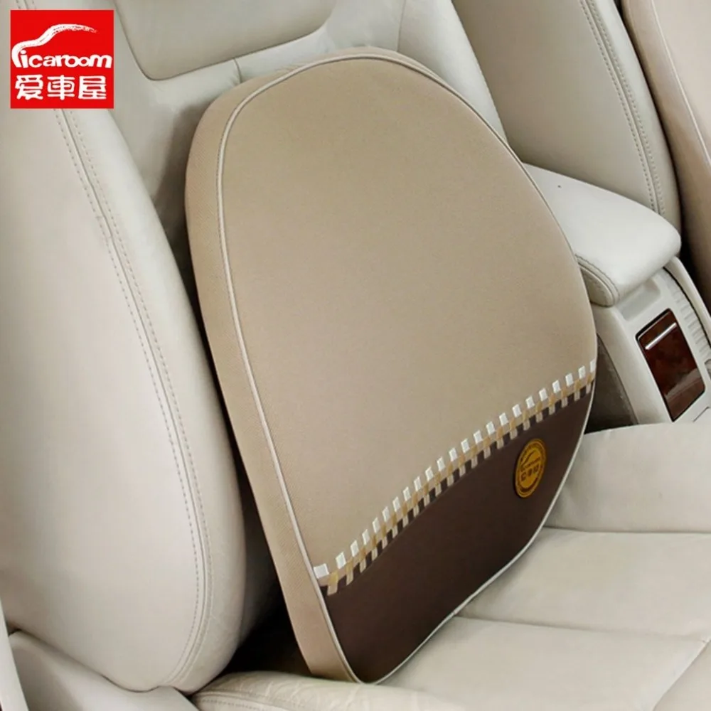 ICAROOM Car Waist Protecting Cushion Back Support Pad Home Office Soft