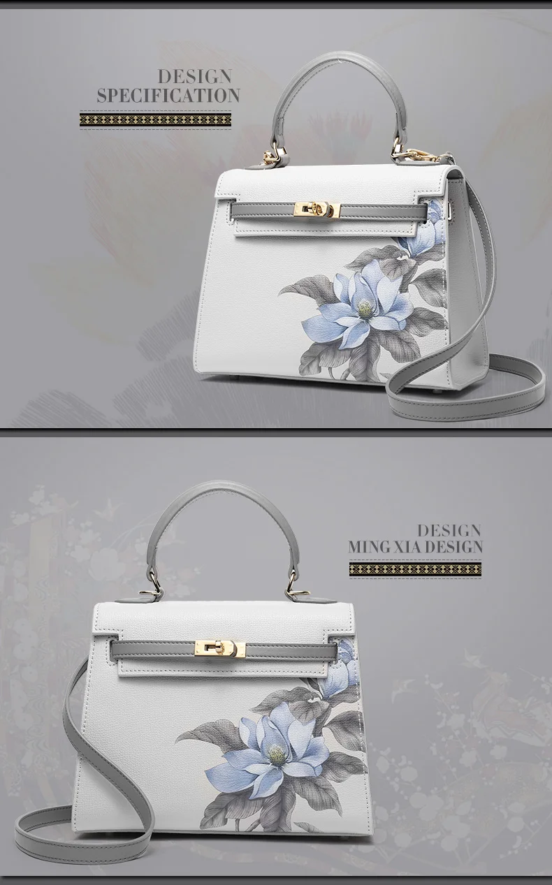 PMSIX Fashion Floral Printing Ladies' handbag Trapeze Shape Women Shoulder Bag Casual Crossbody Bags