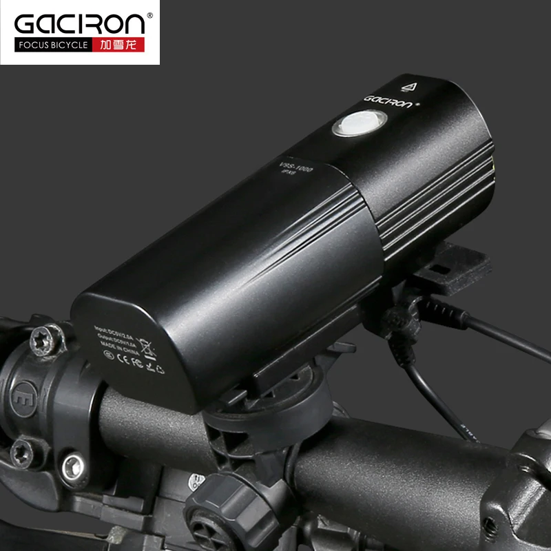 Велосипедная фара Gaciron V9S с USB зарядкой внутренний светодиодный фонарь для