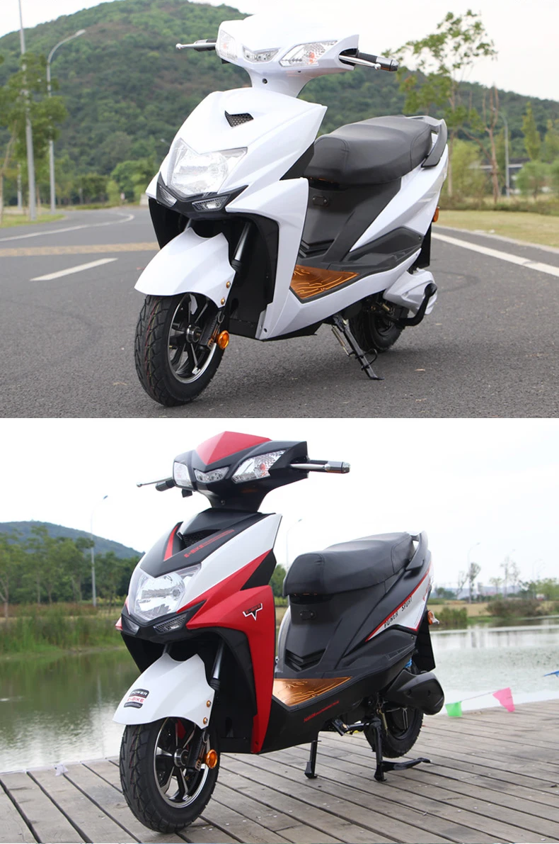 1000W 60V 20A Электрический мотоцикл Модные Простые Управление безопасный Tailling Dual Drive Самостоятельного Баланса супер с сенсорной панелью