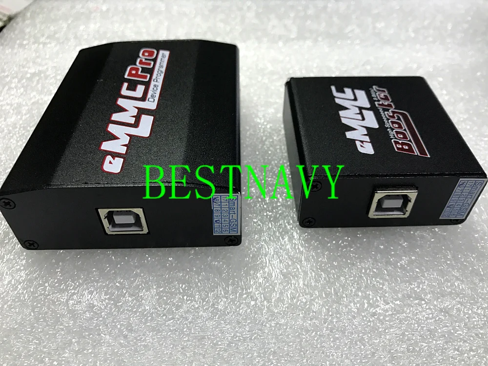 EMMC Pro box device programmer with EMMC Booster Tool cable..