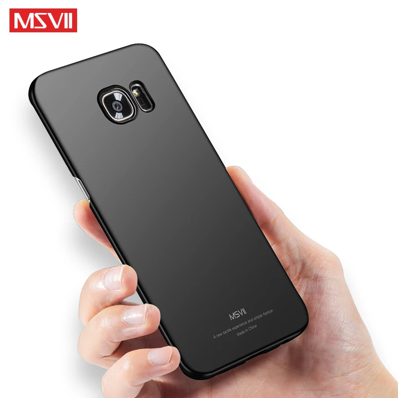 Чехол для Samsung Galaxy S6 Edge тонкий чехол Msvii с кольцом на палец S 6 держателем