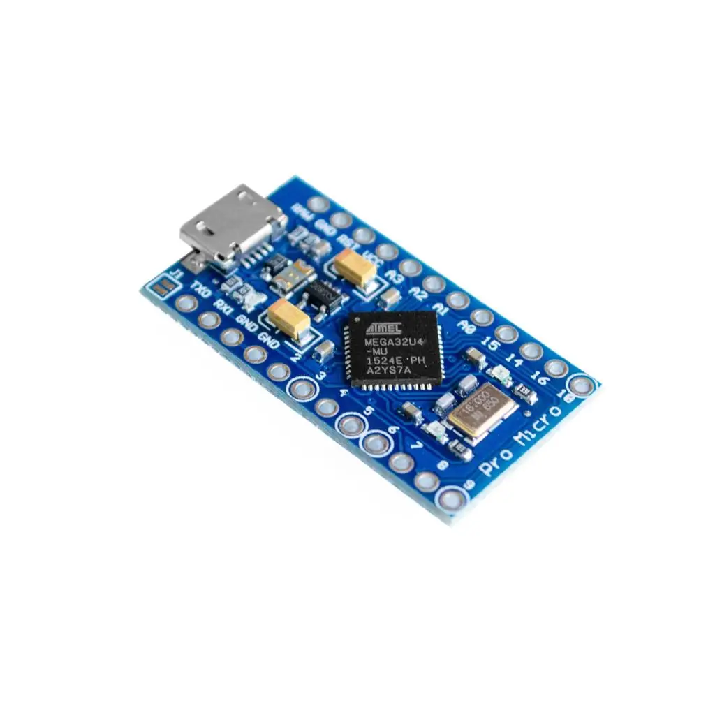 Pro Micro для arduino ATmega32U4 5 В/16 МГц модуль с 2 рядками контактный разъем для Leonardo 10 шт./лот лучшее качество