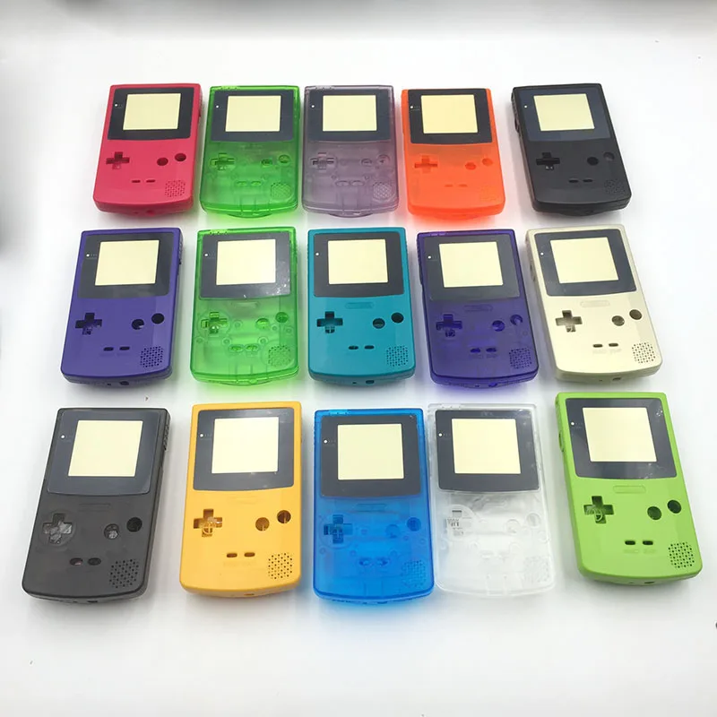 Многоцветный Пластиковый корпус Обложка кожи для Gameboy цвет GBC Gmae консоли