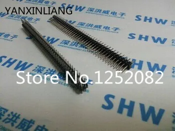 

50PCS 2*40P=80P 2.54mm pitch double row needle double row pin connector