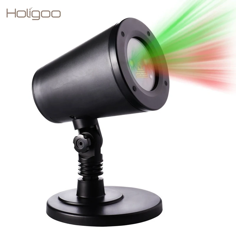 

Holigoo Laser Christmas Lights Red and Green Star Projector Moving Star Laser with 7 Lighting Modes for Christmas Holiday Party