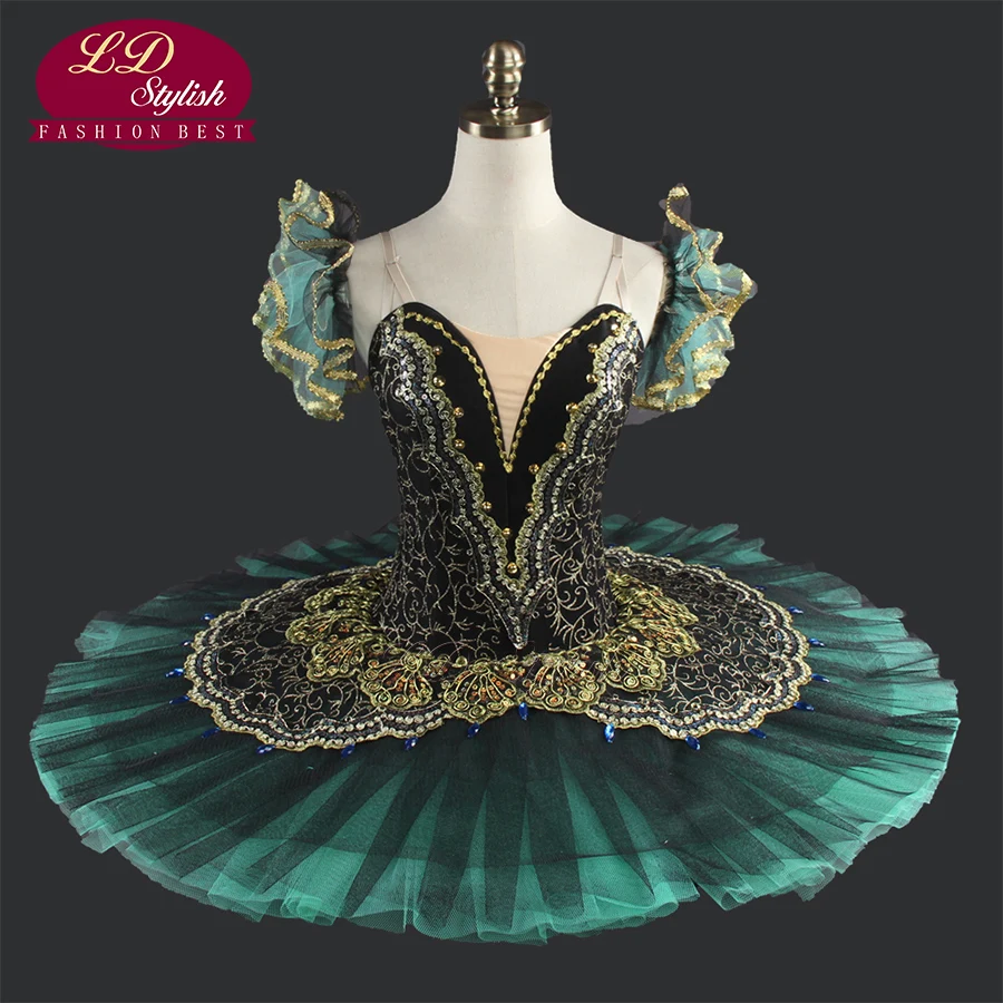 Professional Ballet Tutu Green LD0014